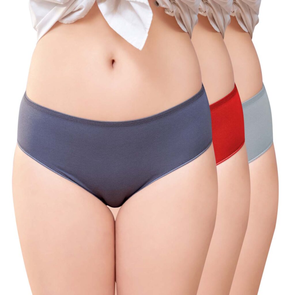 Dior Women's Full Hip Coverage Cotton Hipster Mid Waist Panty