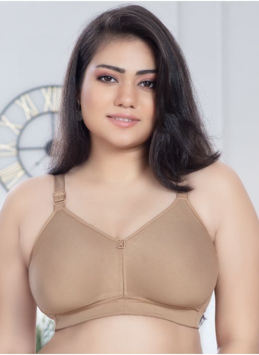 Non Padded Cotton Blend Trylo Maroon Mold Cup Bra, Plain at Rs 208/piece in  Ahmedabad