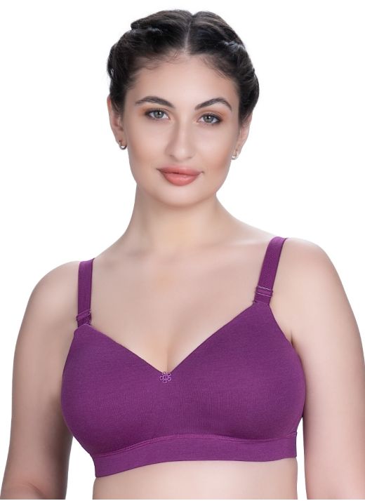 Trylo RIZA COTTONFIT-BLACK-36-G-CUP Women Full Coverage Non Padded Bra -  Buy Trylo RIZA COTTONFIT-BLACK-36-G-CUP Women Full Coverage Non Padded Bra  Online at Best Prices in India