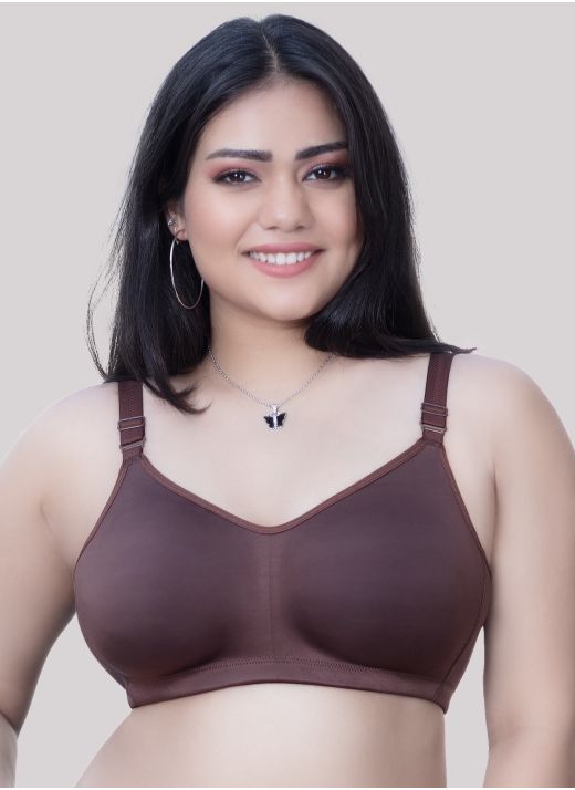 TRYLO Women's ALPA Bra - Full Coverage Minimizer, Cotton, Seamless For Tight Outfits - View #8